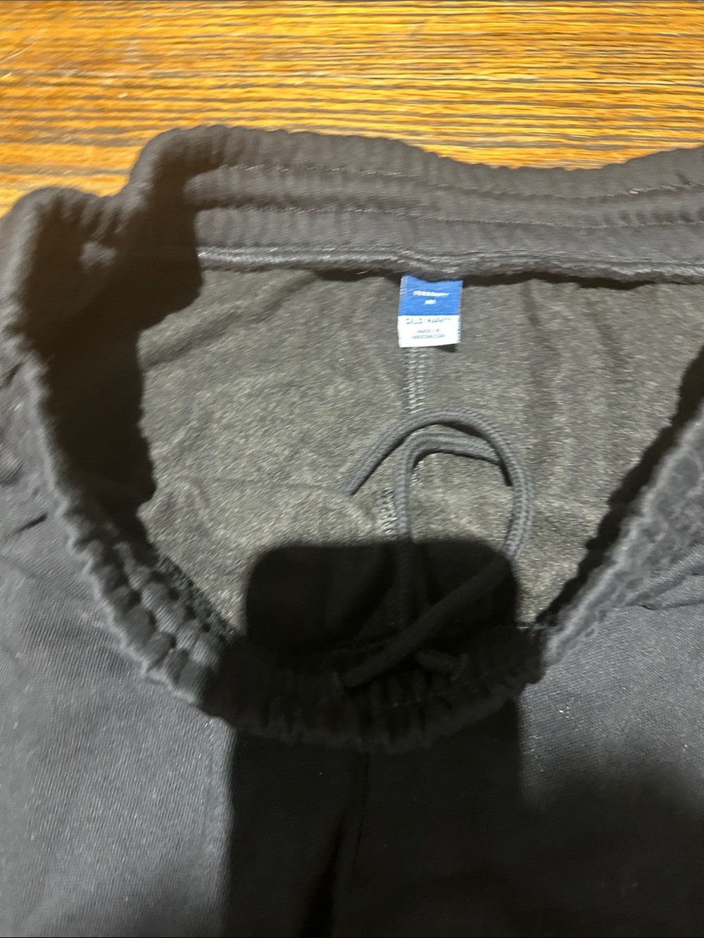 Black Wide-Leg Sweatpants - Picture 3 of 5